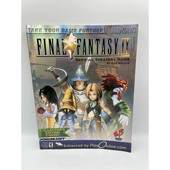 Final Fantasy IX BradyGames Strategy Guide Collector's Edition PS1 Squaresoft - Picture 1 of 9